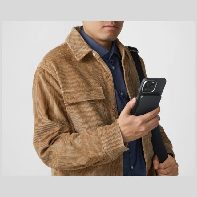 Powerbank Pitaka Aramid Fiber 5000 mAh Qi2 Black-Grey (PBQ2401)