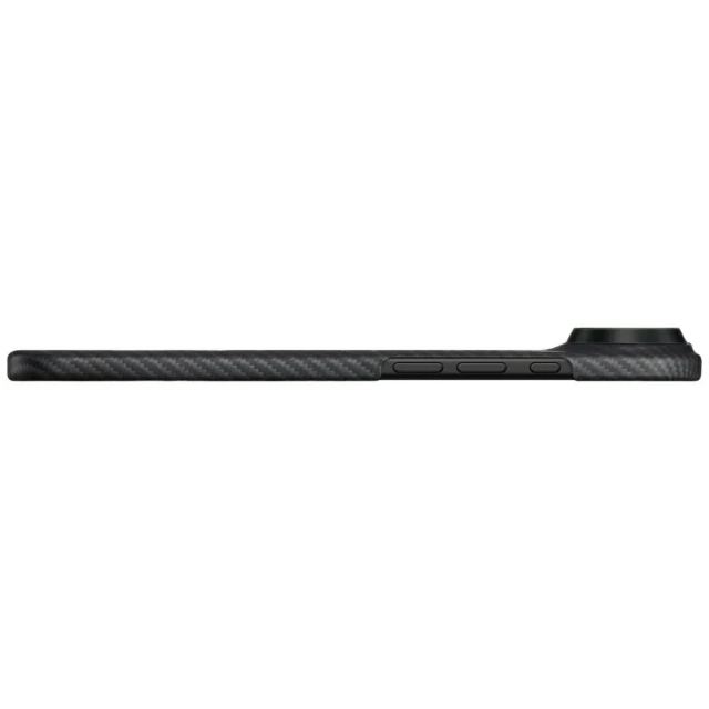 Чехол Pitaka Ultra-Slim для iPhone 17 Air Black Grey with MagSafe (KI1701BA)