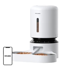 Дозатор корму PETLIBRO Granary 5л WiFi подвійна миска White (PL-AF103-36W)