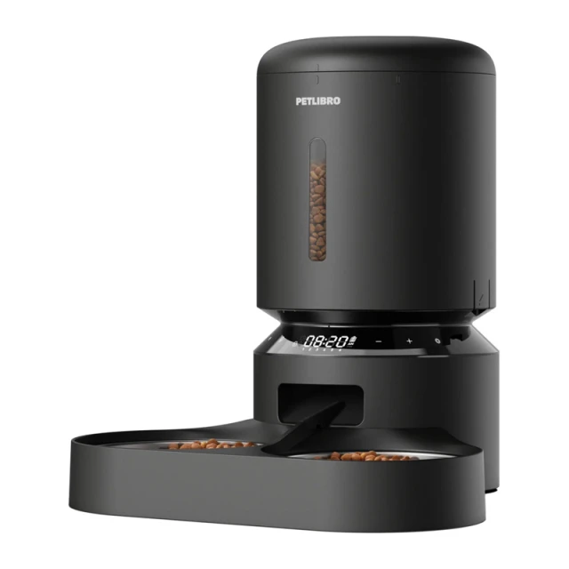 Годівниця PETLIBRO Granary 5л з подвійною мискою Black (PL-AF006-33B)