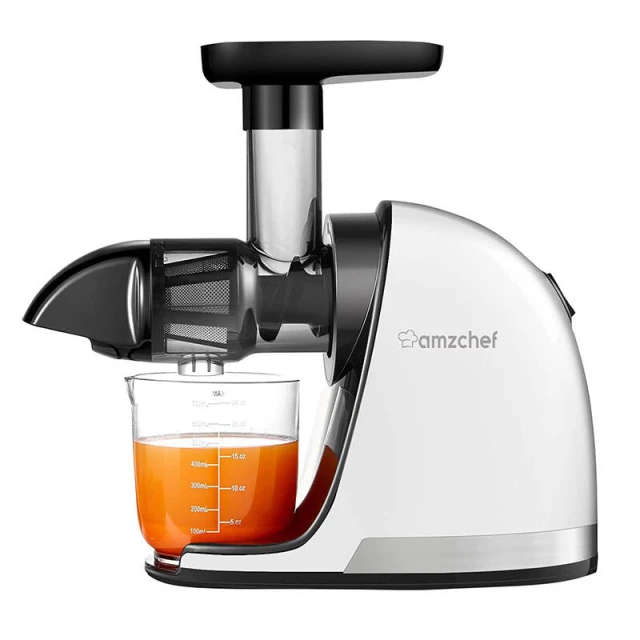 Повільна соковижималка AMZCHEF 1501-WT White (0762763671612)