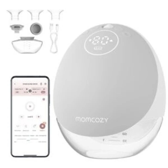 Молокоотсос беспроводной Momcozy M9 одинарный комплект Gray (0762765368268)