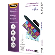 Плівка для ламінування Fellowes A4 216x303 мм 80 мкм прозора 100 шт (077511530616)