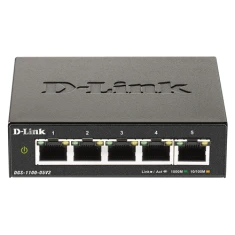 Комутатор D-Link DGS-1100-05V2/E керований L2 5 портів Gigabit (0790069453403)