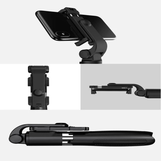 Універсальний штатив Tech-Protect L01S Wireless Selfie Stick Tripod Black (795787711484)