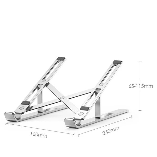 Підставка для ноутбука Tech-Protect Alustand Dark Grey (795787712559)