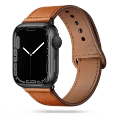 Ремінець Tech-Protect LeatherFit для Apple Watch 49 | 46 | 45 | 44 | 42 mm (1-3 series) Brown (0795787713716)