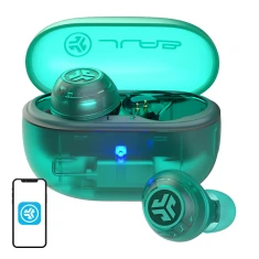 Навушники безпровідні TWS Jlab Go Pop ANC Green Transparent (IEUEBGOANCRTRATEL124)