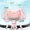 Портативний вентилятор для візочка Momcozy Pink (0810123505494)