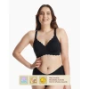 Бюстгальтер для годування Momcozy YN46 Floral Support безшовний розмір S Black (0810123507528)