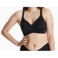 Бюстгальтер для годування Momcozy YN46 Floral Support безшовний розмір 2XL Black (0810123507566)
