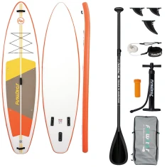 Дошка для серфінгу SUP FunWater SUPFW69B 3.35м Orange-White (0810143167900)