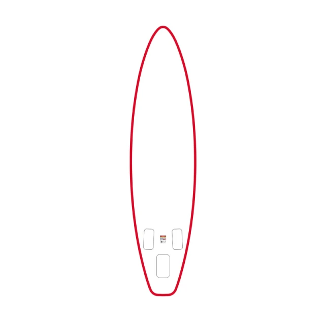 Дошка для серфінгу SUP FunWater SUPFW69C 3.35м Red/White (0810143167917)