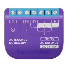 Розумне реле SwitchBot Relay Switch 1 контакт без напруги (W5502300)