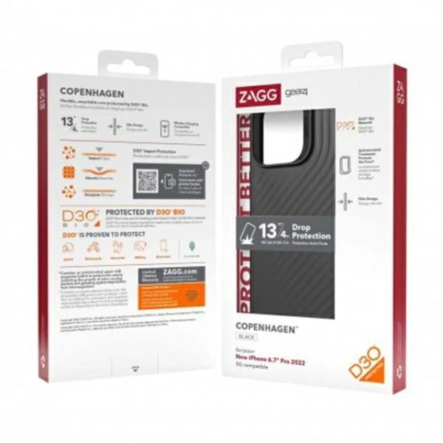 Чохол Gear4 Copenhagen для iPhone 14 Pro Max Black (51543)