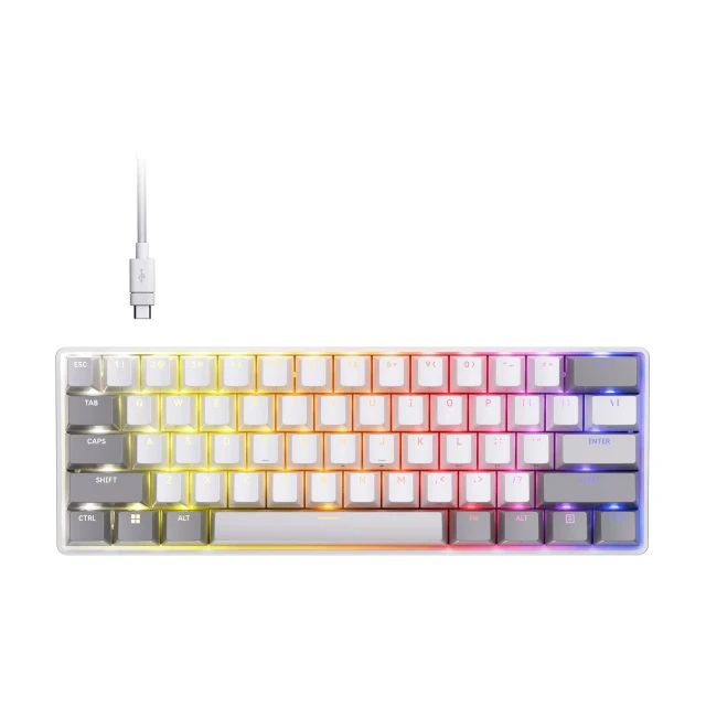 Клавіатура Corsair CLIPPER PRO MINI 60 ігрова MGX Core White (0840440417309)