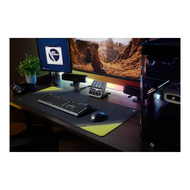 Клавіатура Corsair Skiff 100 ігрова мембранна з RGB-підсвіткою (0840440423119)