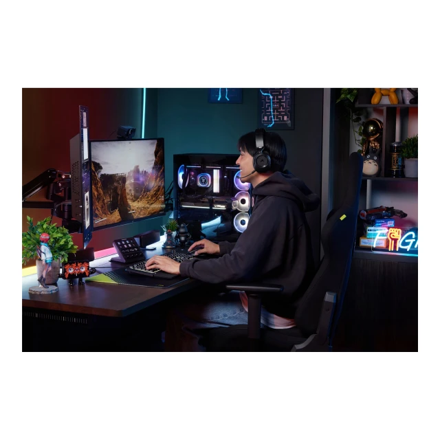 Клавіатура Corsair Skiff 100 ігрова мембранна з RGB-підсвіткою (0840440423119)