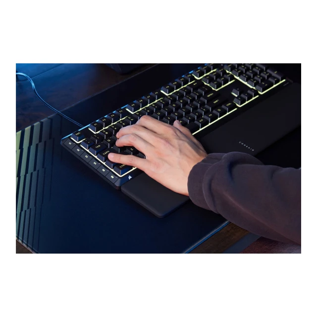 Клавіатура Corsair Skiff 100 Plus ігрова мембранна з RGB-підсвіткою (0840440423256)