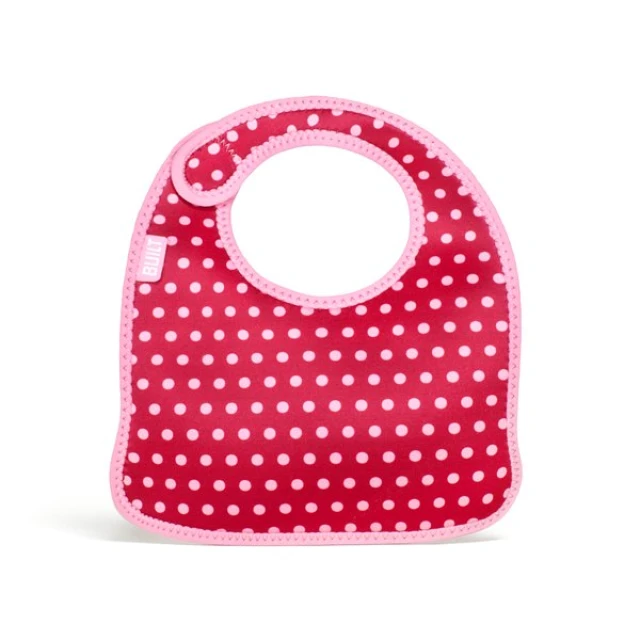 Нагрудники дитячі Built Mess Mate 2 шт. Baby Pink Mini Dots (BBY-MMBB-BMD)