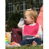 Нагрудники дитячі Built Mess Mate 2 шт. Baby Pink Mini Dots (BBY-MMBB-BMD)