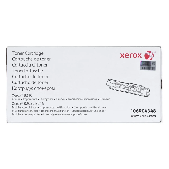 Тонер-картридж Xerox 106R04348 Black 3000 стор. (095205891676)