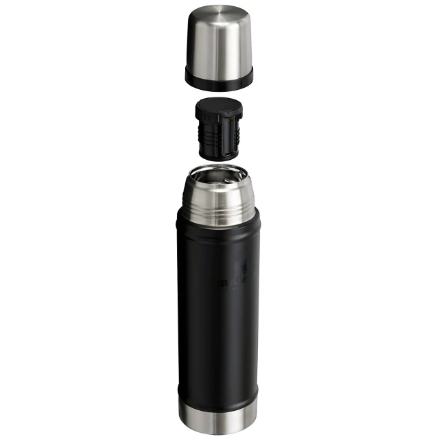 Термос Stanley Classic 0,6 л нержавіюча сталь Black (1200185004612)