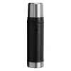 Термос Stanley Classic 0,6 л нержавіюча сталь Black (1200185004612)