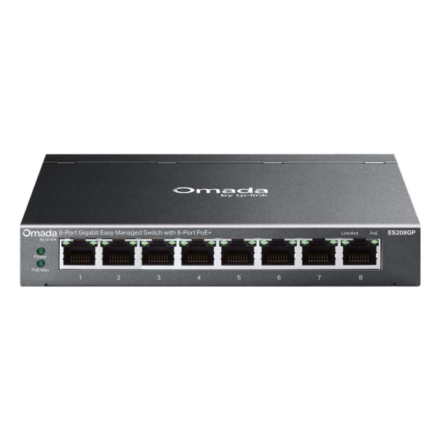 Комутатор TP-Link Omada ES208GP Easy Managed (1210002609708)