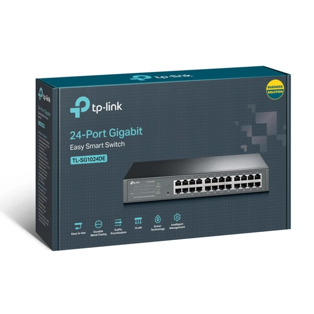 Комутатор TP-Link TL-SG1024DE 24 порти Gigabit Easy Smart (1210002616812)