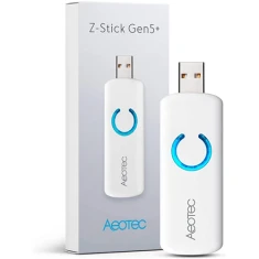 USB-адаптер AEOTEC Z-Stick Gen5+ Z-Wave Plus з батареєю White (1220000016774)