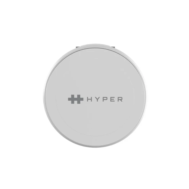 Бездротовий зарядний пристрій Hyper HyperJuice Qi2 2 в 1 White (1220000630062)
