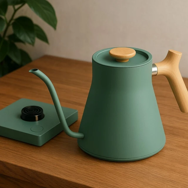 Електрочайник з гусячою шийкою Fellow Stagg EKG Pro 900 мл Green (1230000201148)