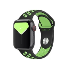 Ремінець Apple Nike Sport Band для Apple Watch Series 9/8/7 41 mm | 6/5/SE 40 mm | 3/2/1 38 mm Black (MXQW2FE/A)
