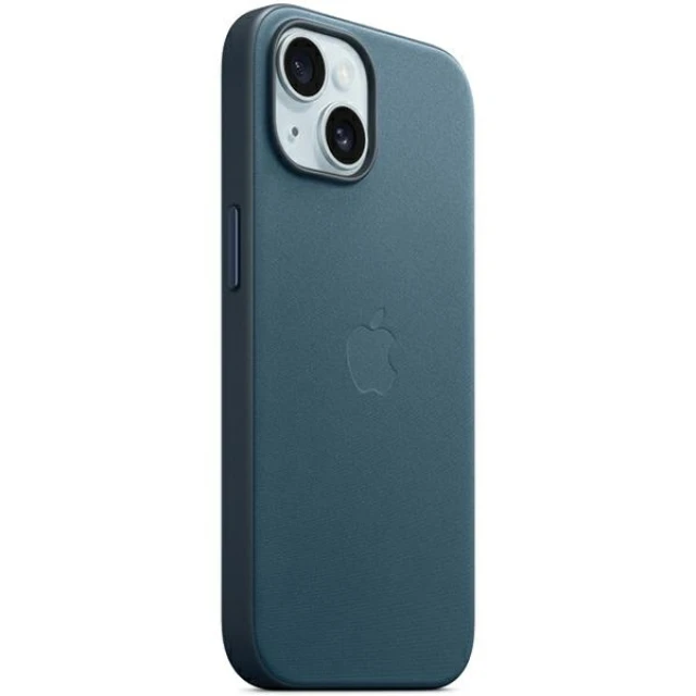 Чехол Apple FineWoven Case для iPhone 15 Plus Blue (MT4D3ZM/A)