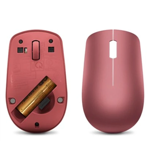 Миша Lenovo 530 бездротова 2.4 GHz Cherry Red (195042086287)