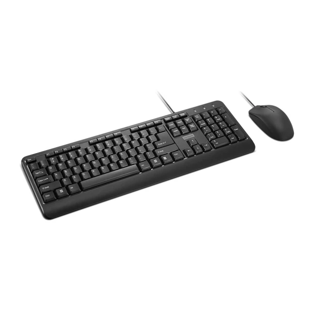 Комплект клавіатура + миша Lenovo 160 Wired Combo USB US розкладка Black (195892084112)