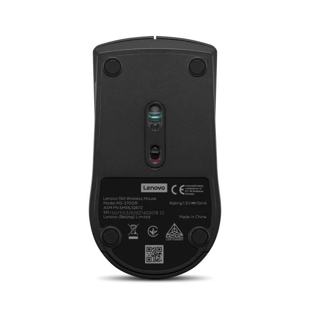 Мышь Lenovo 150 беспроводная Black (195892084129)