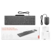 Комплект клавиатура + мышь Lenovo 310 USB-A Wired Combo US раскладка Luna Grey (195892110583)