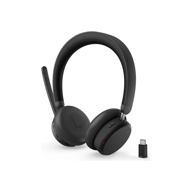 Навушники Lenovo 4XD1S19778 бездротові Bluetooth ANC Black (195892122227)