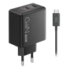 Мережевий зарядний пристрій Lenovo G0A6065BEU GaN 2x USB-C 65 Вт Black (195892129134)