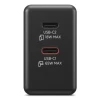 Мережевий зарядний пристрій Lenovo G0A6065BEU GaN 2x USB-C 65 Вт Black (195892129134)