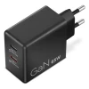Мережевий зарядний пристрій Lenovo G0A6065BEU GaN 2x USB-C 65 Вт Black (195892129134)