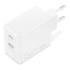 Мережевий зарядний пристрій Lenovo G0A6065WEU GaN 2x USB-C 65 Вт White (195892129165)