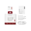 Мережевий зарядний пристрій Lenovo G0A6065WEU GaN 2x USB-C 65 Вт White (195892129165)