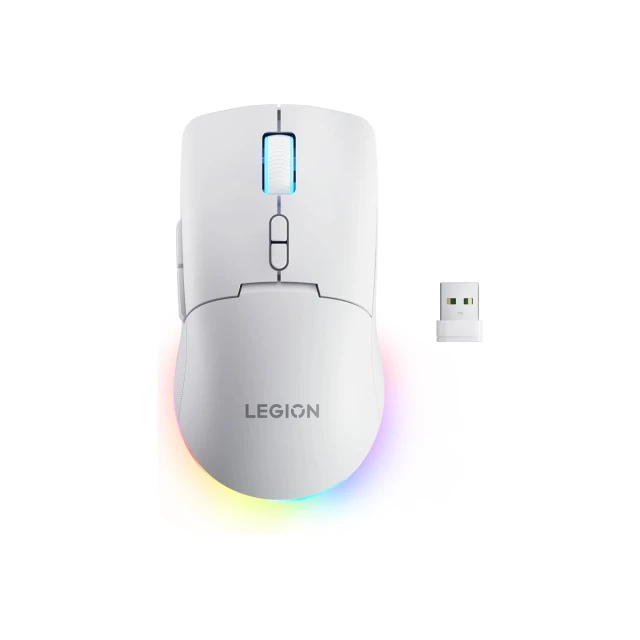 Миша Lenovo Legion M220 бездротова ігрова RGB 2.4 GHz Bluetooth Glacier White (195892143253)