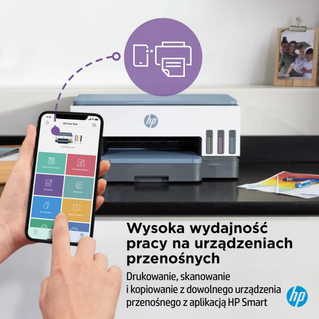 Багатофункціональний пристрій Hewlett-Packard HP Smart Tank 725 All-in-One (195908302254)