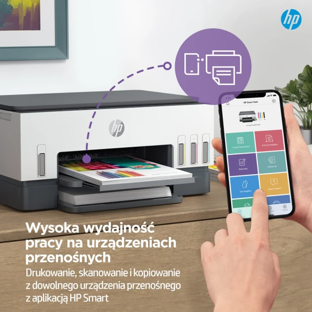 Багатофункціональний пристрій Hewlett-Packard HP Smart Tank 670 (195908303244)