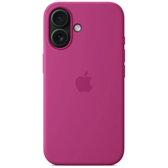 Чохол Apple Silicone Case для iPhone 16 Fuchsia with MagSafe (MYY53ZM/A)