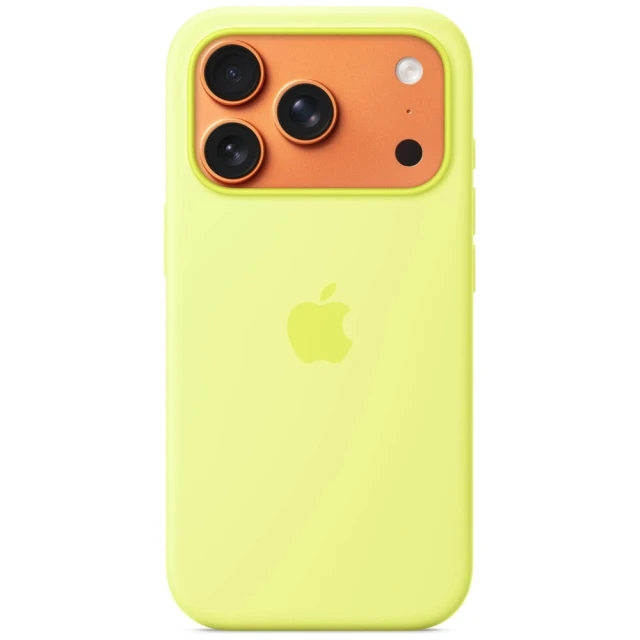 Чехол Apple Silicone Case для iPhone 17 Pro Yellow (MGFF4ZM/A)